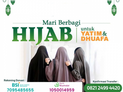 Berbagi Hijab untuk Yatim dan Dhuafa